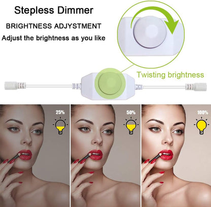 warm and white light color options with 9w low power consumption
