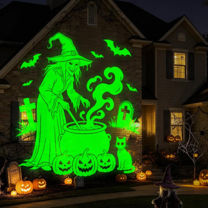 Halloween Projector Outdoor 12-in-1 with 270-Degree Swivel for Yard, Patio, and Camping Displays
