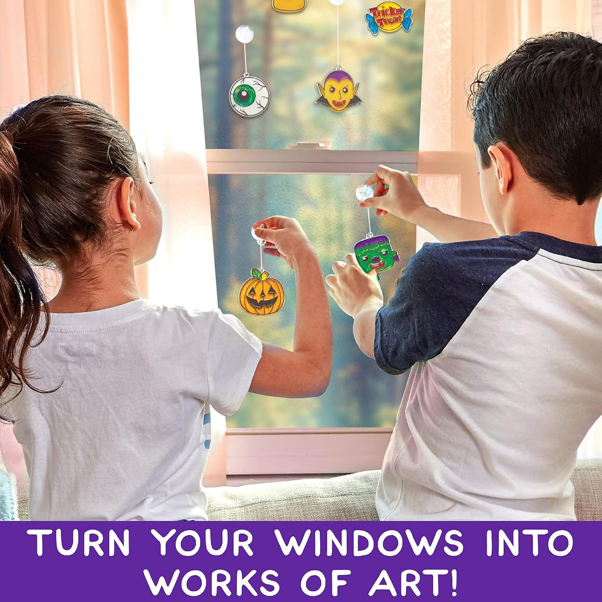 water-based/acrylic paint that dries and adheres directly to glass