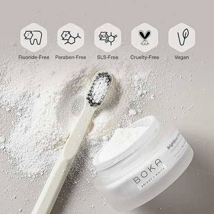 water-free concentrated powder in compact jar