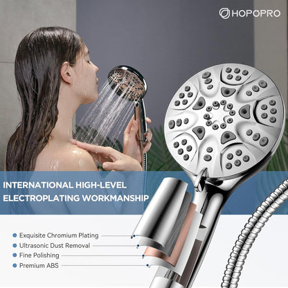 water pressure enhancement technology maintaining 1.8 gpm flow rate for high-pressure yet water-saving performance