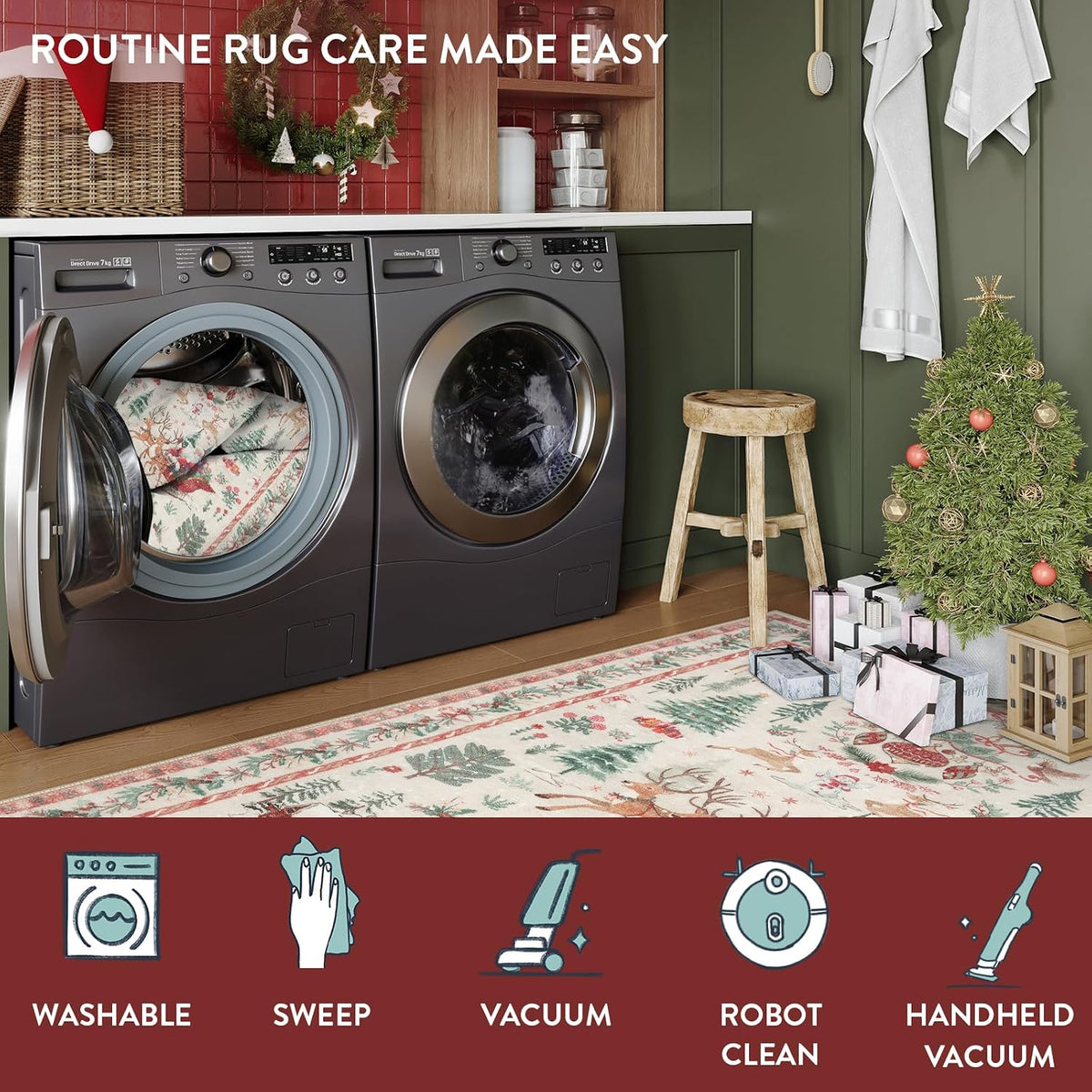 water-resistant finish suitable for kitchen and bathroom use