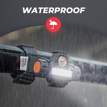 waterproof and dustproof sealed housing rated for off-road conditions