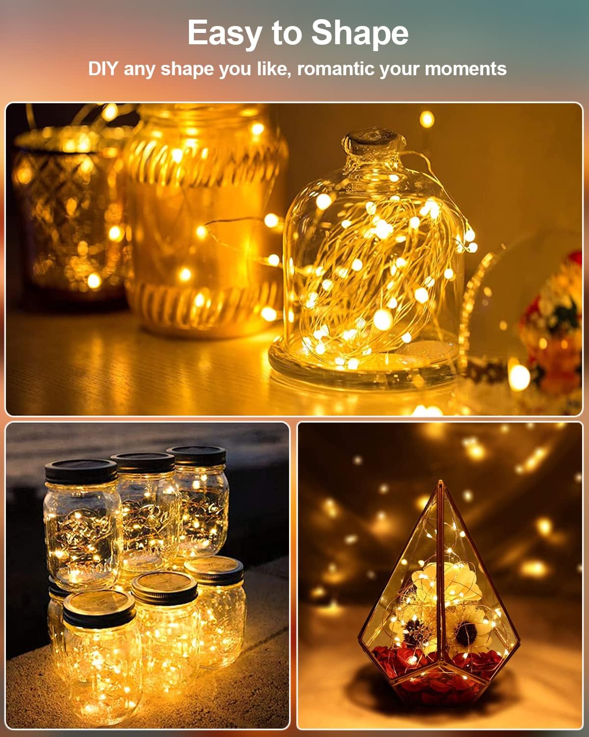 waterproof led string (battery case excluded) for indoor and outdoor use