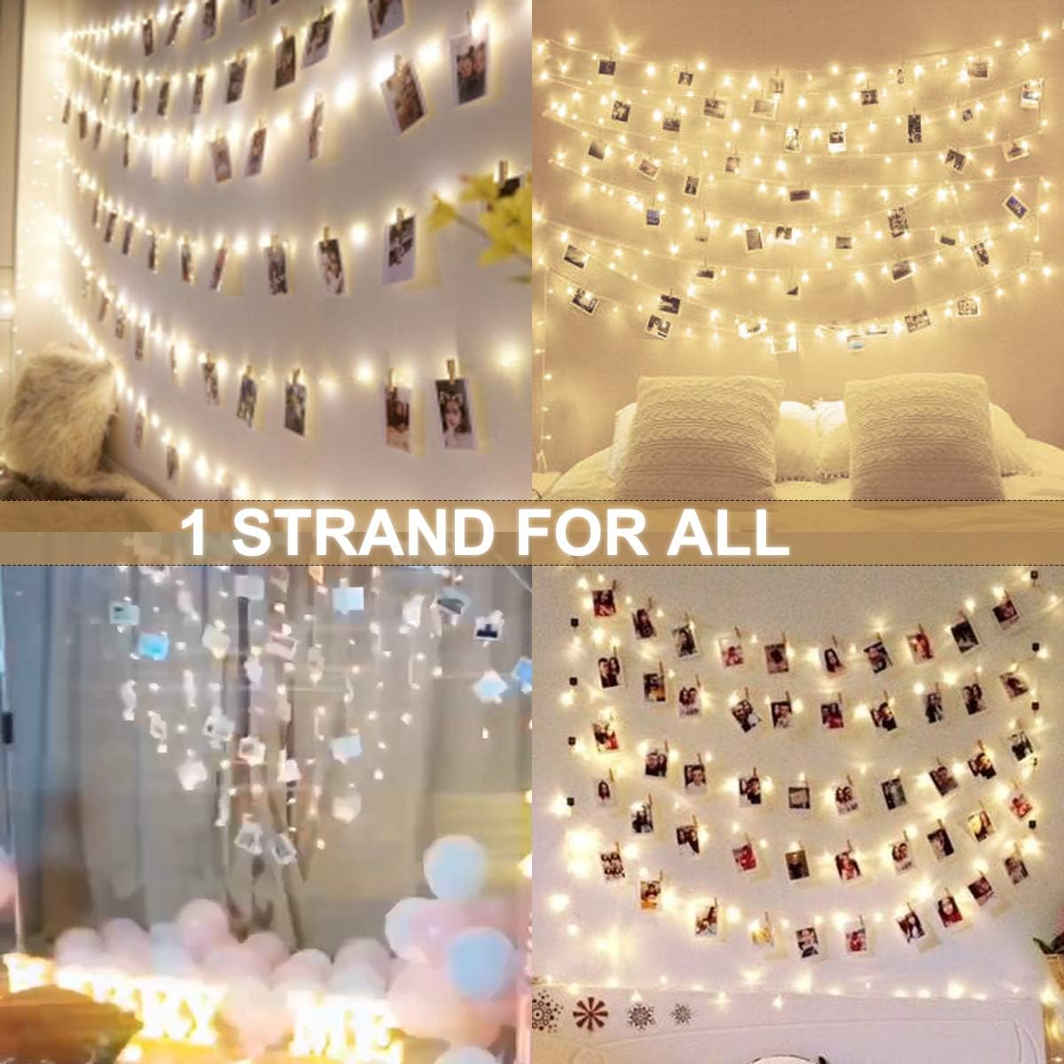 waterproof led string (ip-rated, switch excluded) for indoor/outdoor use