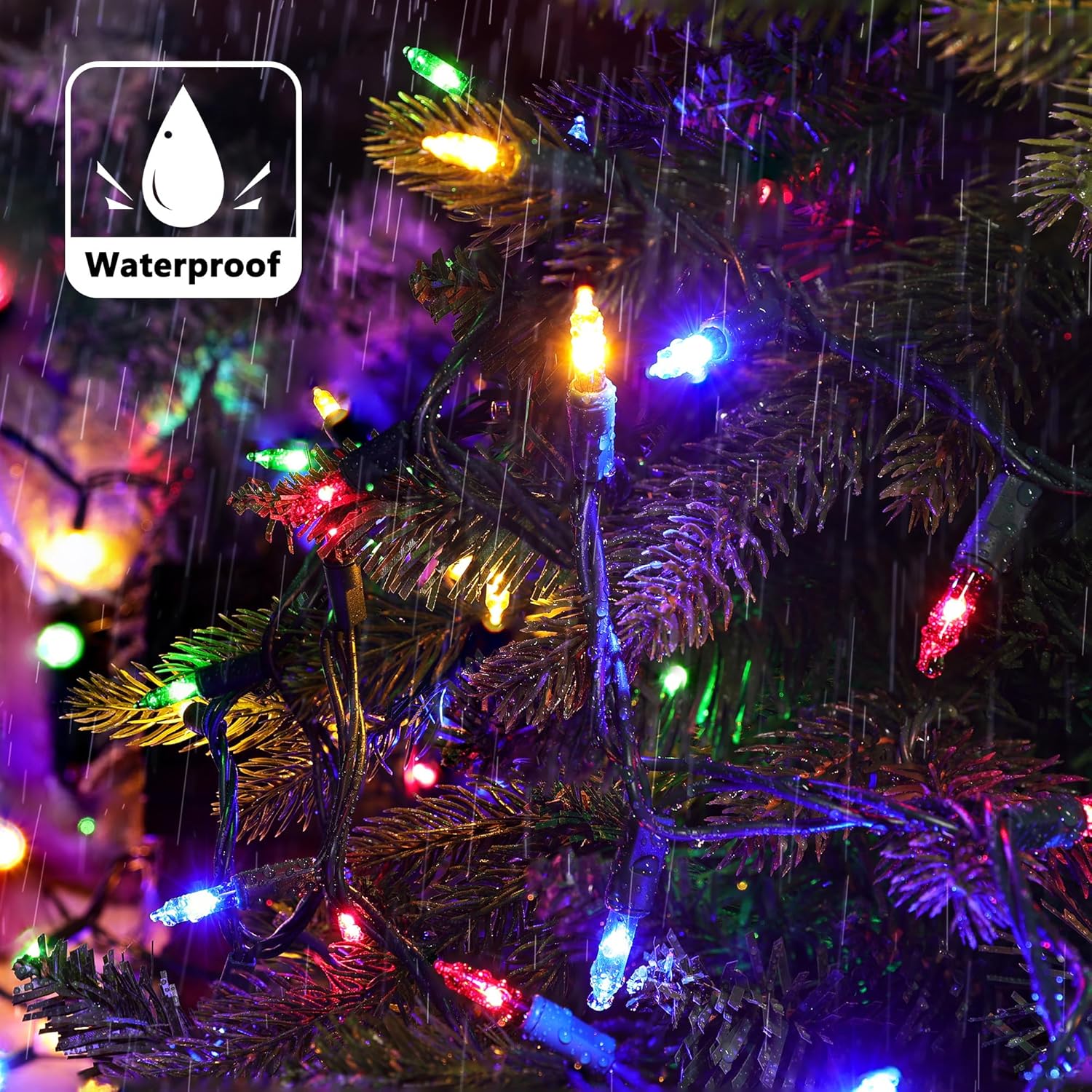 waterproof rating for indoor and outdoor use in rain, snow, and cold