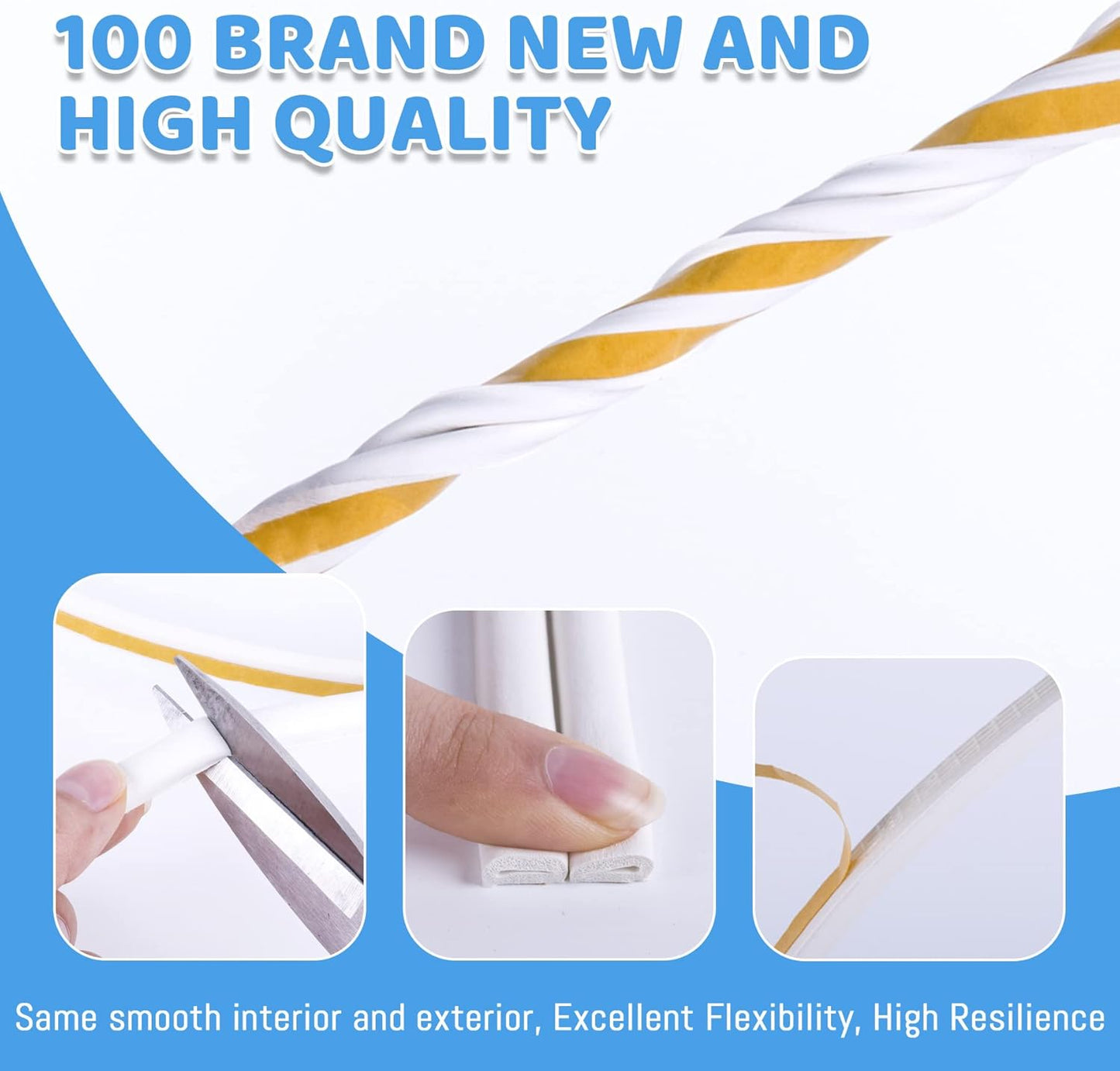 waterproof, windproof rubber construction with excellent aging resistance