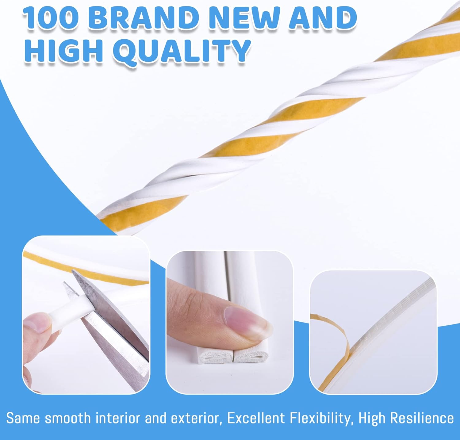 waterproof, windproof rubber construction with excellent aging resistance