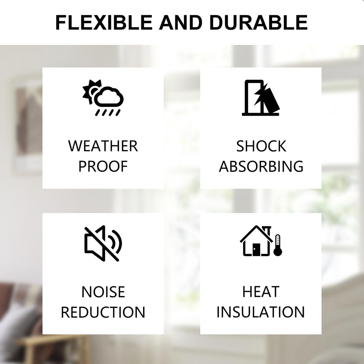 Weather Stripping Door Seal Strip – Intentional Home Edit, Single Roll Multi Purpose Foam Tape