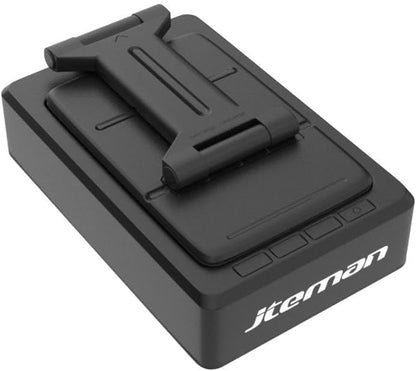 weighted tabletop base with non-slip silicone pads supports most smartphones and 7-10 inch tablets up to 0.59 inches thick