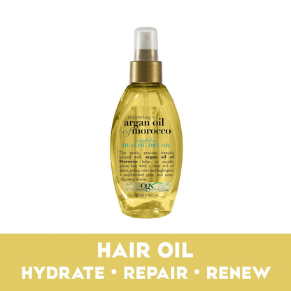 weightless dry-oil spray formula