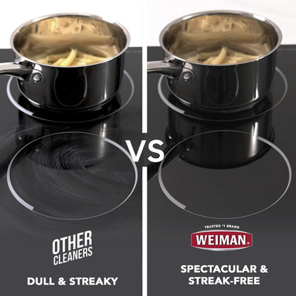 Weiman Cooktop Cleaning Kit – Surface-Safe Scrubbing Pads Designed to Avoid Micro-Scratches on Smooth Tops