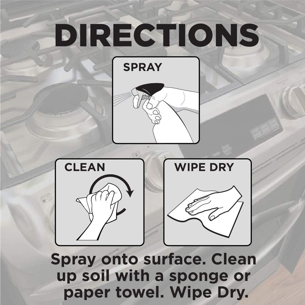Weiman Gas Range Cleaner and Degreaser – Camping and Backyard BBQ Surface Cleaner, Restores Grill Grates Fast
