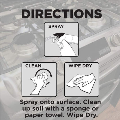 Weiman Gas Range Cleaner and Degreaser – Camping and Backyard BBQ Surface Cleaner, Restores Grill Grates Fast