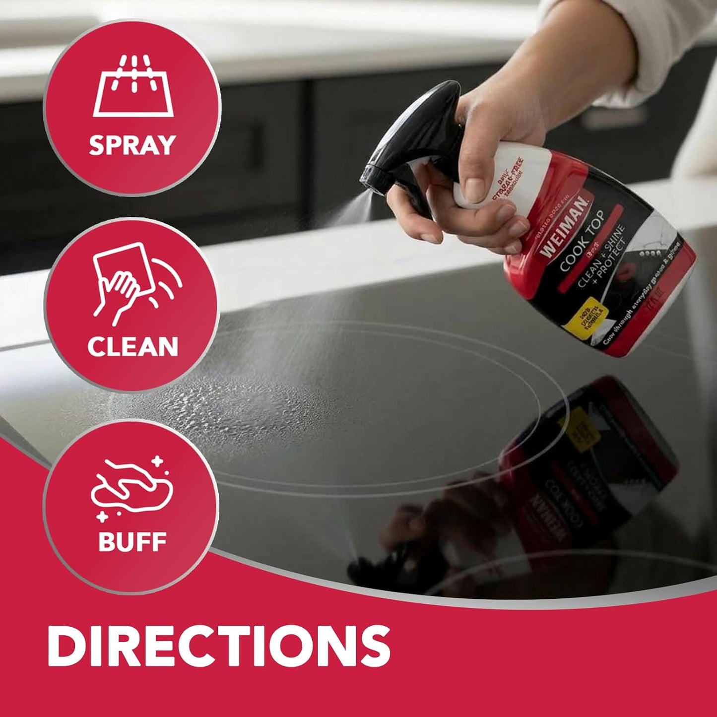 Weiman Induction Cooktop Care Set – Wedding Registry Must-Have for Newlyweds