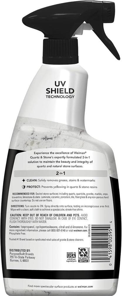 Weiman Quartz Countertop Cleaner & Polish – Wedding Registry Pick for Couples Furnishing Their First Kitchen