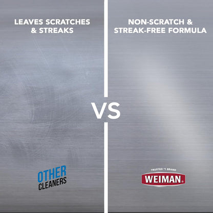 Weiman Stainless Steel Cleaner & Polish – Practical Birthday Gift for Her, Good Housekeeping Award Winner