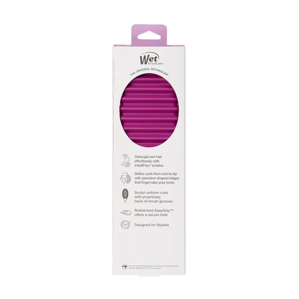 Wet Brush Curl Shaper Detangler – Child Safe Morning Routine Brush for Curly Hair Boys and Girls