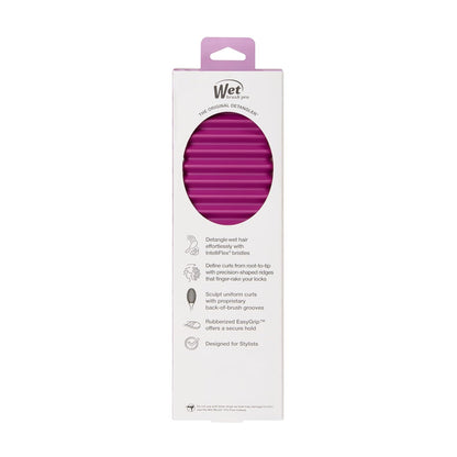 Wet Brush Curl Shaper Detangler – Child Safe Morning Routine Brush for Curly Hair Boys and Girls