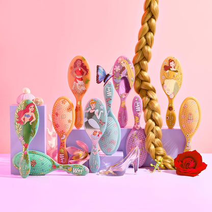 Wet Brush Disney Princess Original Detangler – Single-Brush Hair Care Solution That Replaces Multiple Styling Tools in a Clean, Uncluttered Bathroom
