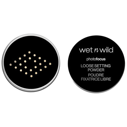 wet n wild Photo Focus Loose Baking Setting Powder Banana - Self-Care Ritual Staple, Fragrance-Free Brightening Powder for Sensitive Skin
