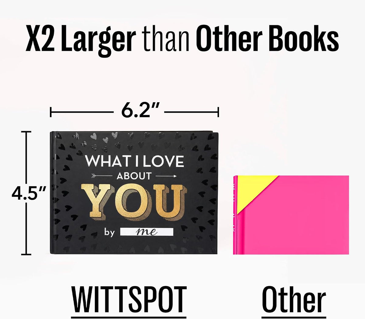 What I Love About You Book – Safe Ink-and-Paper Couples Keepsake, No Electronics or Small Parts for Family Homes