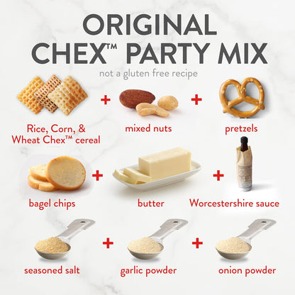 Wheat Chex Pantry Staple – Holiday Stocking Stuffer for Bakers, 6-Pack