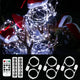 White - 6 Pack Remote Fairy Lights