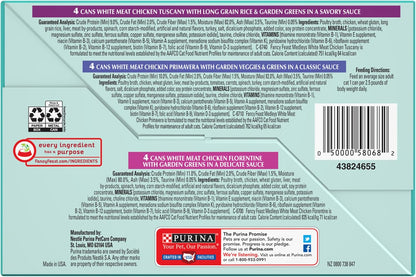 Purina Fancy Feast Medleys White Meat Chicken Wet Cat Food – Complete and Balanced Cat Dinner in a Gourmet-Style Variety Pack