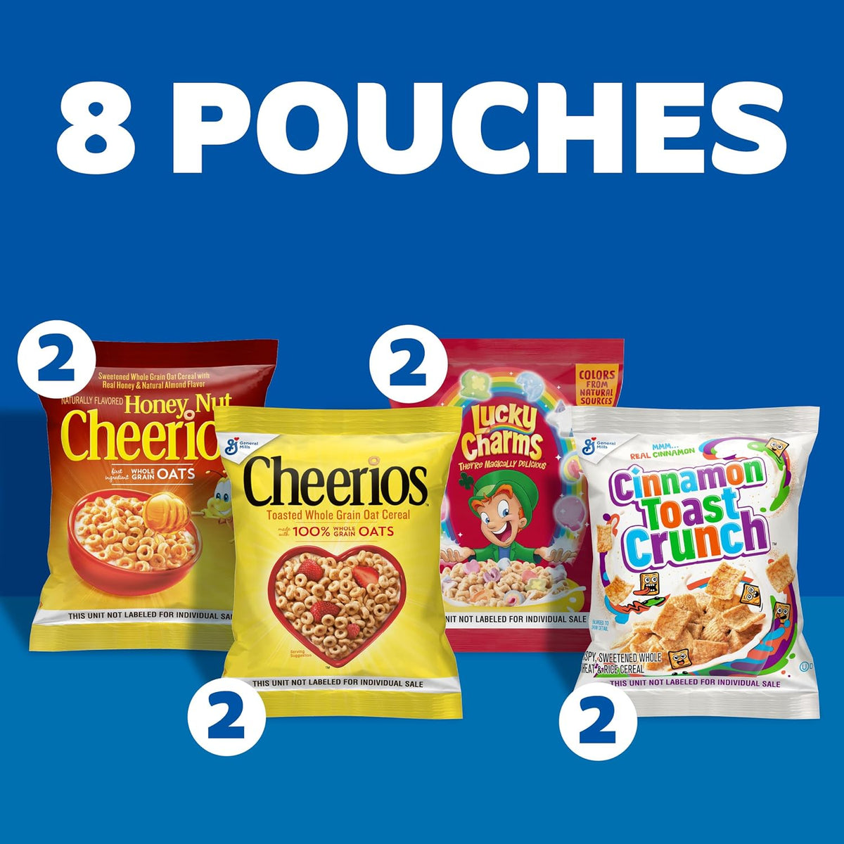 whole-grain bases including oats in lucky charms, cheerios, and honey nut cheerios, and wheat in cinnamon toast crunch
