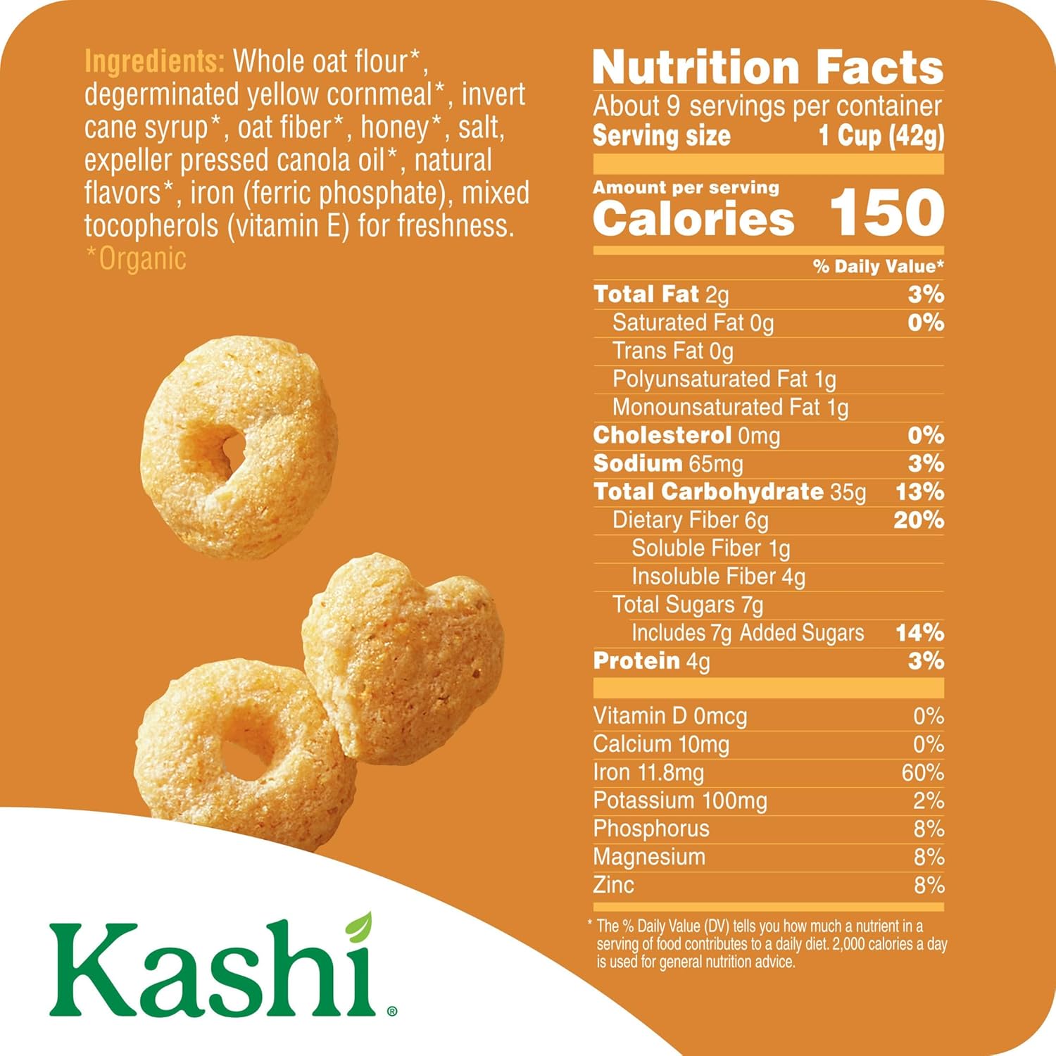 whole grain listed as the first ingredient