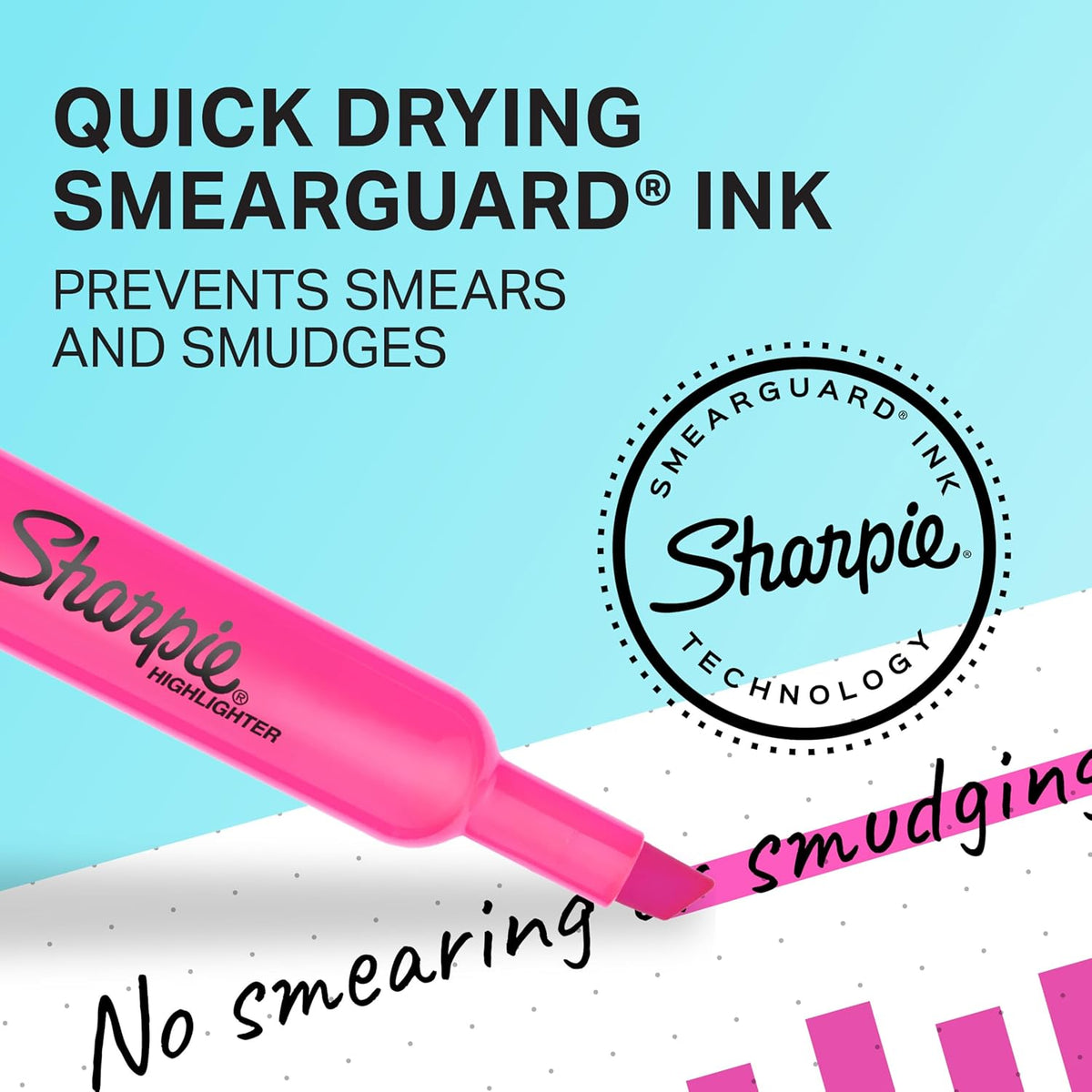 wide barrel design with large ink supply for extended use
