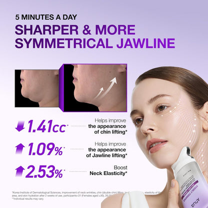 wide cooling massage head for lymphatic-style gliding