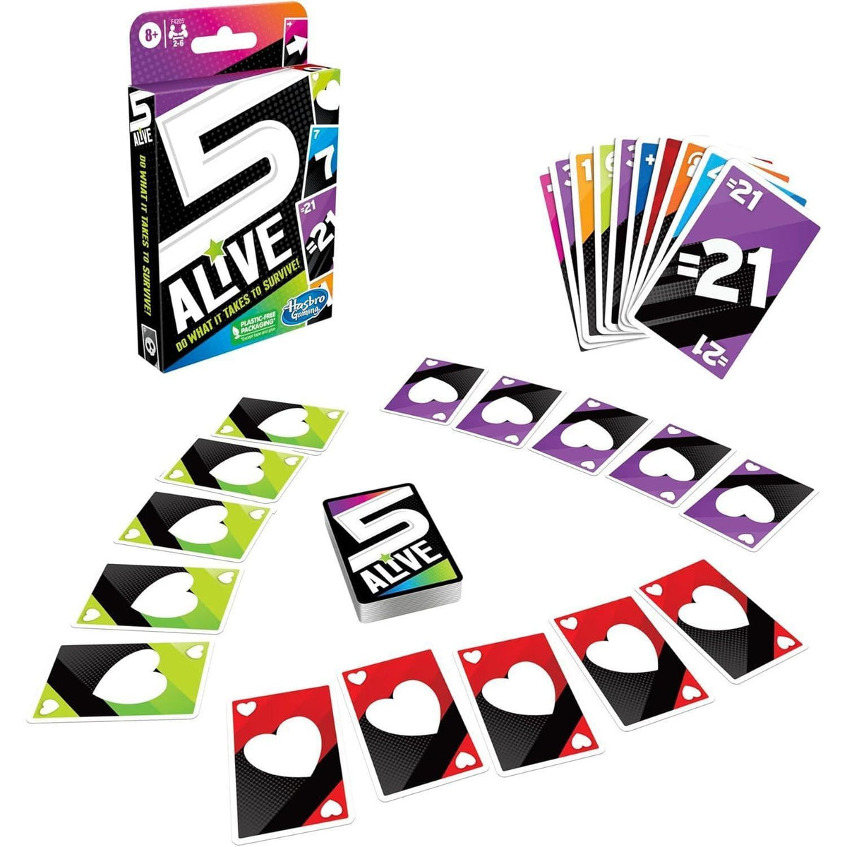 wild cards that can either rescue the player or 'zap' an opponent's life