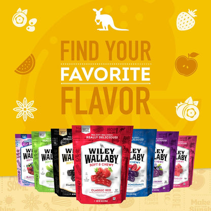 Wiley Wallaby Licorice – Lower-Sugar Lemonade Twists for Lunchboxes, Playdates, and Road Trips