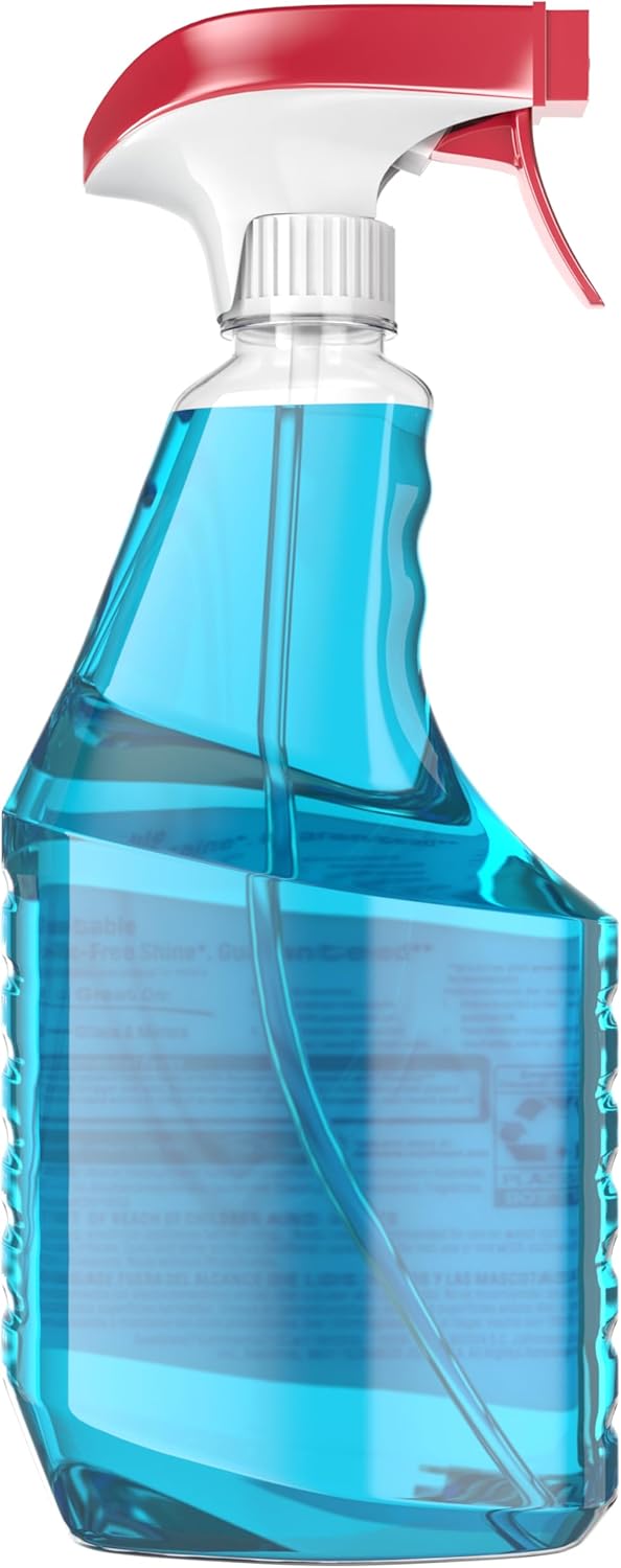 Windex Gentle Window Spray – Nightly Reset for Bathroom Vanity Glass and Mindful Home Refresh