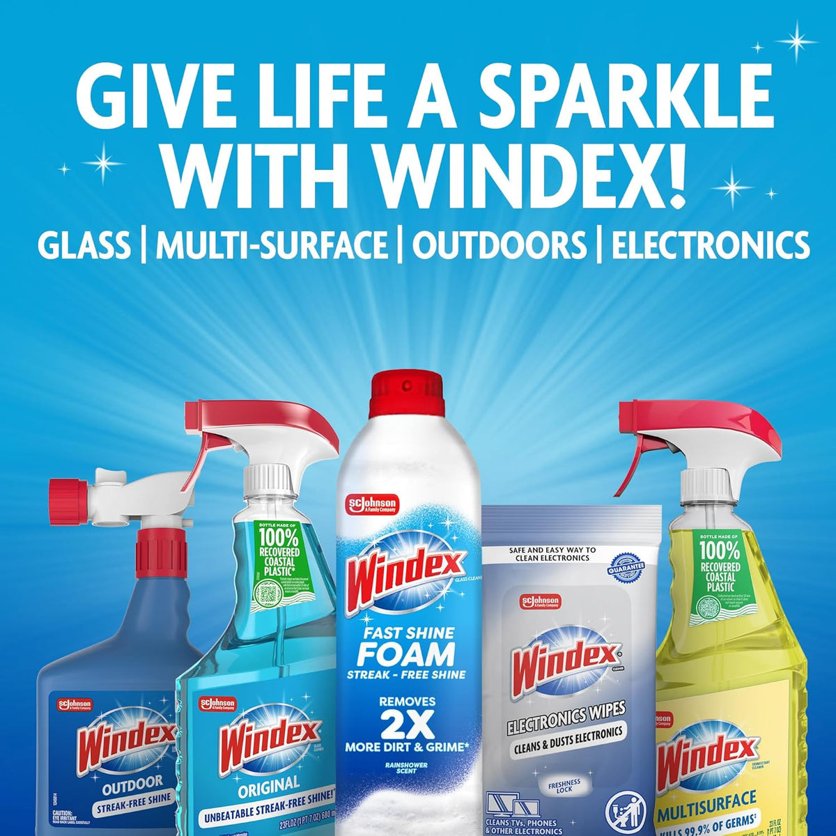 Windex Gentle Window Spray – Nightly Reset for Bathroom Vanity Glass and Mindful Home Refresh