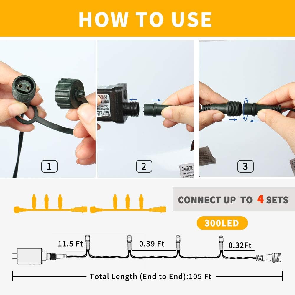 wireless remote with 11 lighting modes and 6h/18h auto timer