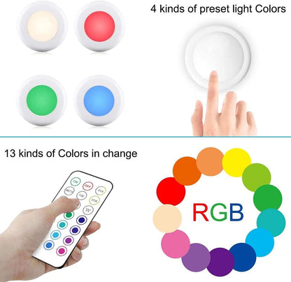 wireless rf remote control paired with capacitive touch on/off on the fixture