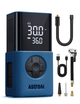 AstroAI L7 Portable Air Pump – Trail Ready Bike Inflator for Mountain Riders, USB Rechargeable Compressor for Outdoors
