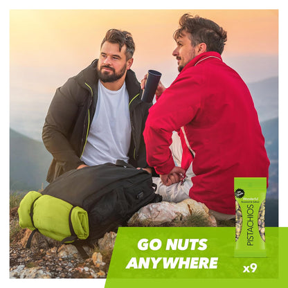 Wonderful Pistachios No Shells Chili Roasted – Individually Wrapped Protein Snack for Commute and Car Console