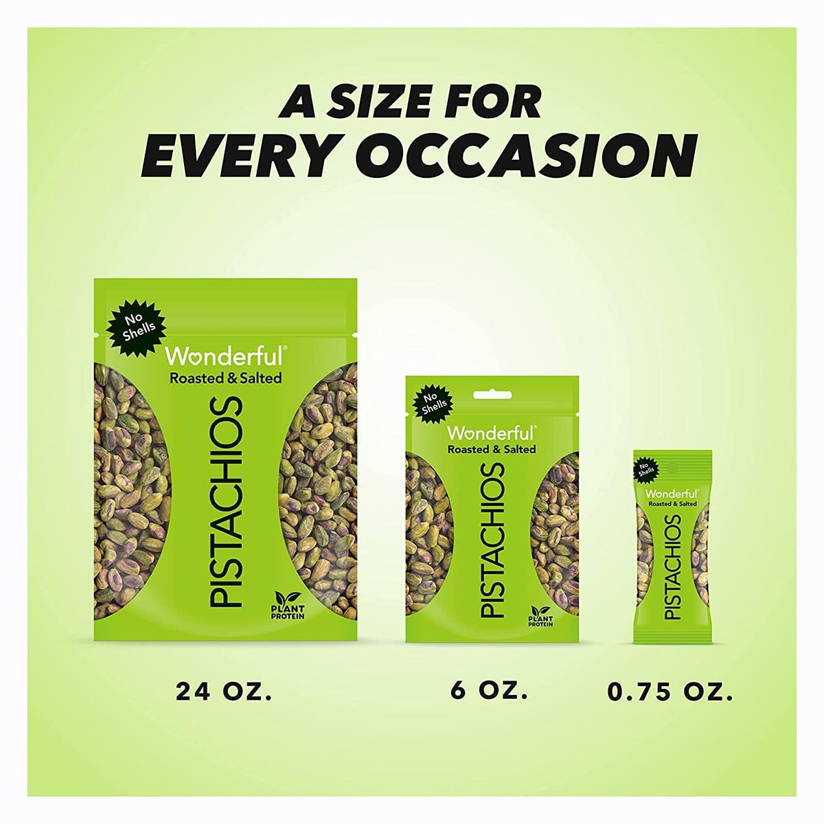 Wonderful Pistachios No Shells Chili Roasted – Individually Wrapped Protein Snack for Commute and Car Console
