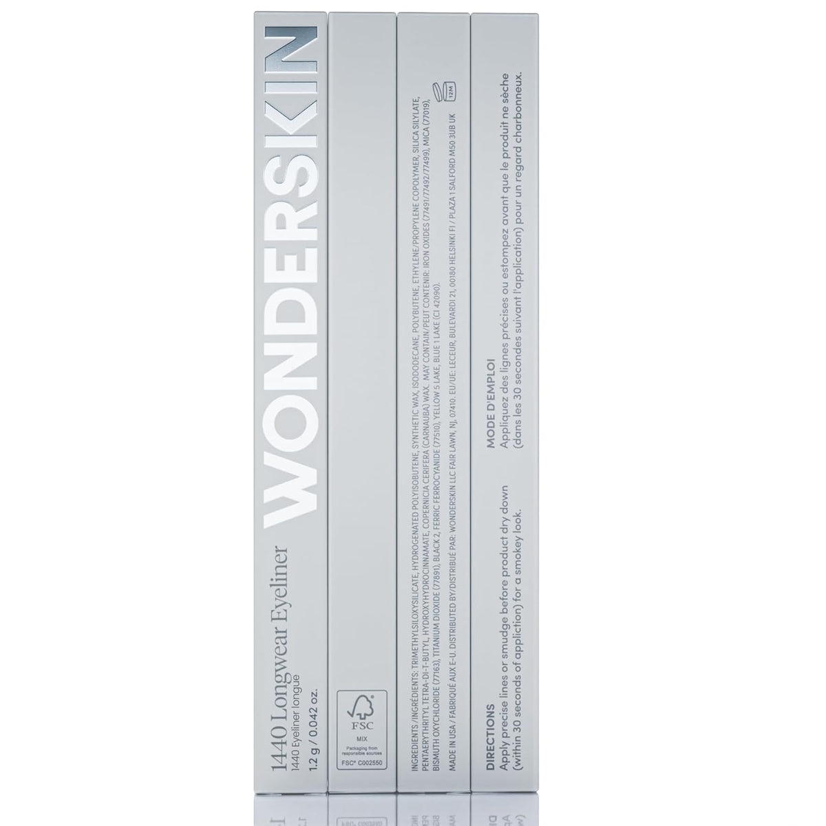 Wonderskin Eyeliner Pencil – Pool and Beach Ready Eye Makeup, 24-Hour Waterproof Longwear Liner