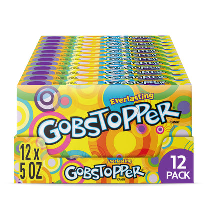 Wonka Everlasting Gobstopper, Candy, Jawbreaker Candy, 5 oz (12 ct)
