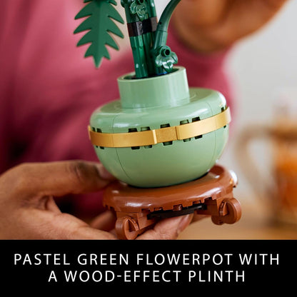wood-effect plinth base for an elevated, finished display