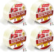 2" x 30Yds (Pack of 4) - Clear