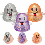 New 6 Packs-Halloween Squishies Toys Slow Rising – Seasonal Home Accent for Living Room, Cute and Creepy Halloween Squishy Vignette Set