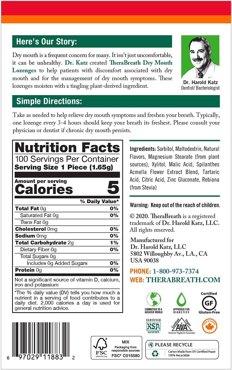 xylitol-sweetened sugar-free base that supports oral health rather than feeding bacteria