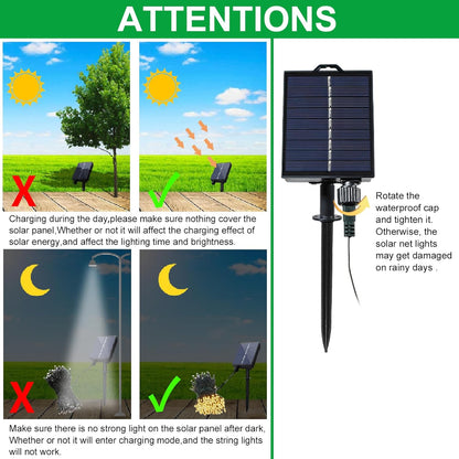 YAOZHOU Solar Christmas Net Lights – Thoughtful Housewarming Gift for New Homeowners Who Love Easy Holiday Decor