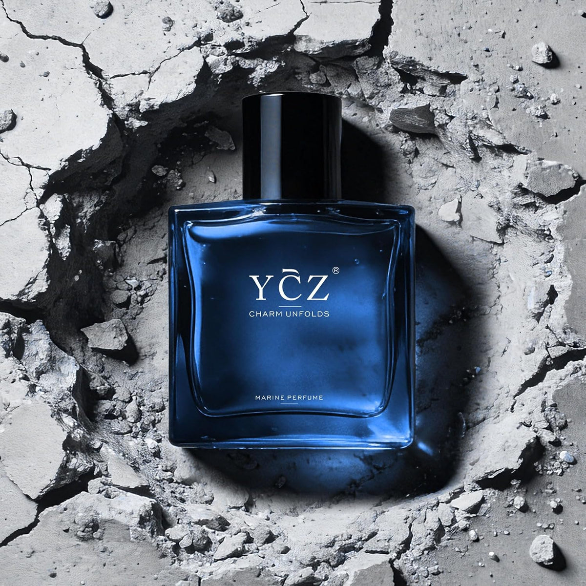 Ycz Midnight Marine Eau de Parfum for Men – Weekend Getaway Fragrance, Compact 1.7 Fl Oz Spray